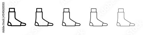 m2 area unit icon Flat design on isolated background