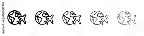 MICE tourism icon Flat design on isolated background
