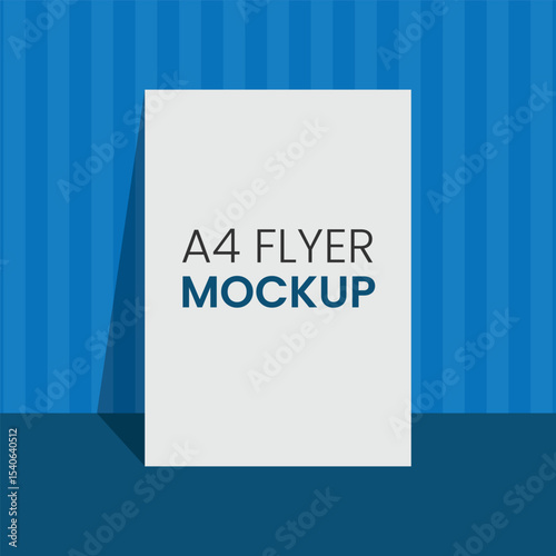 Modern flyer mockup design