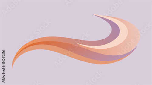 Abstract swirl of gradient colors suitable for artistic modern graphic design projects