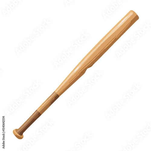 baseball bat on white background