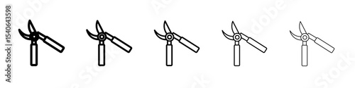 pruner icon Flat design on isolated background