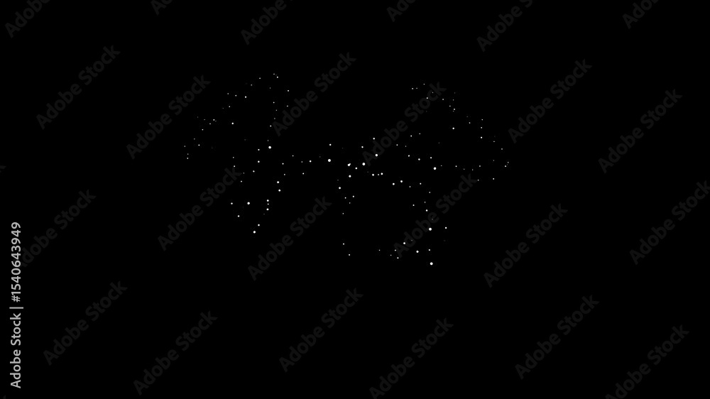 Star sparkle magic particles shine animated effect sparkle particles blink shine stars. glittering particle trails, wipe effect, Lights effect Christmas, party, celebrate.4k