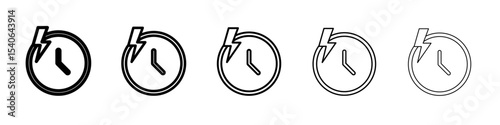 quick response icon Flat design on isolated background