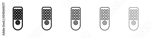 remote control icon Flat design on isolated background