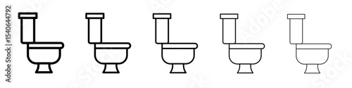 Rest room icon Flat design on isolated background