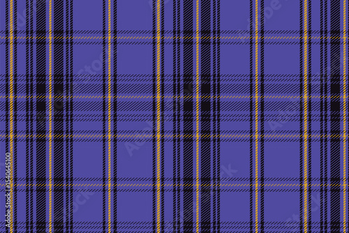 Blue Black Scottish Tartan Plaid Textile Pattern