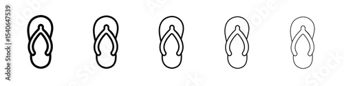 slipper icon Flat design on isolated background