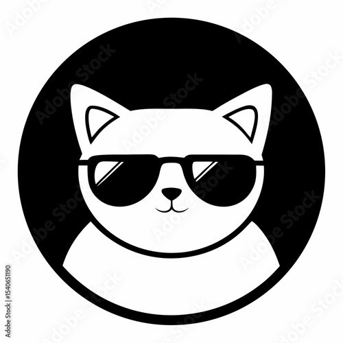 black cat head