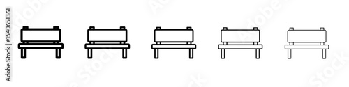 Speech Bubble icon Flat design on isolated background