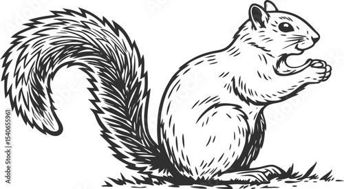 squirrel on a branch