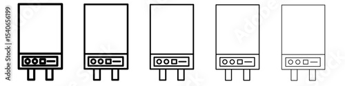 tent icon Flat design on isolated background