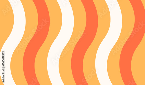 Summer Simple seamless pattern orange abstract art background