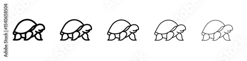 turtle icon Flat design on isolated background