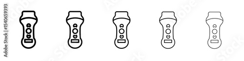Ultrasound device icon Flat design on isolated background
