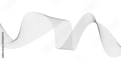 modern abstract background with flowing wave lines in varying shades of gray, smooth and elegant curves, minimalistic style, soft gradients, futuristic and clean design, high resolution