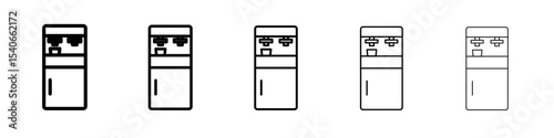 Water dispenser icon Flat design on isolated background