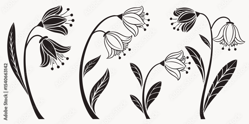 Obraz premium abstract floral background