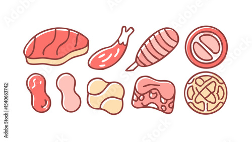 meat icons 