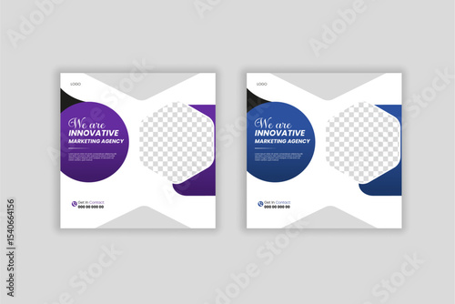 Social media design templet