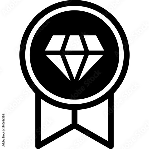 diamond medal icon