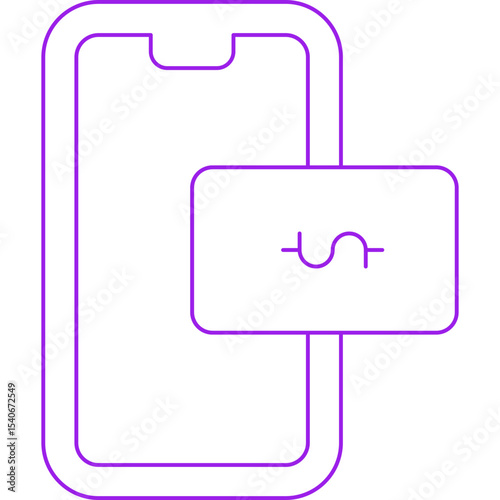 Smart phone dollar icon single icon vector illustration