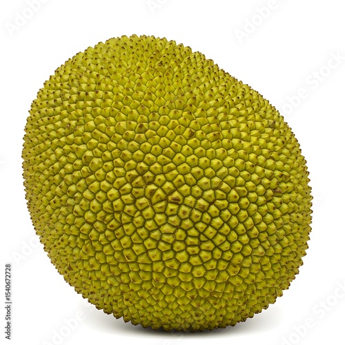 Jackfruit: A close-up shot showcases a ripe jackfruit, its spiky exterior texture adding visual appeal