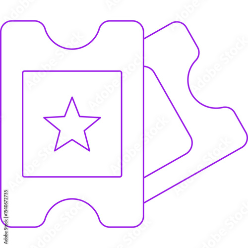 Tarot card icon single icon vector illustration