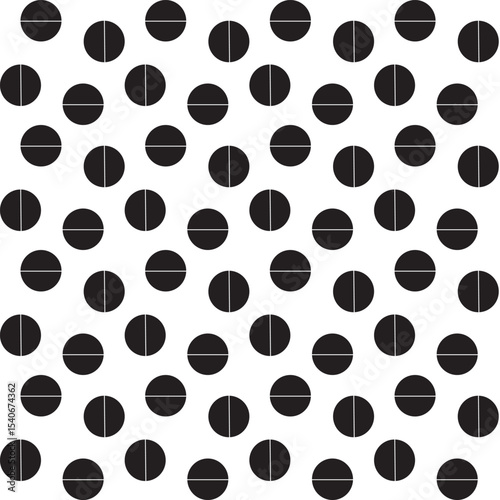 The high contrast design captures attention with its bold and minimalist aesthetic, making it suitable for backgrounds, textiles, packaging, branding, and contemporary wall art.