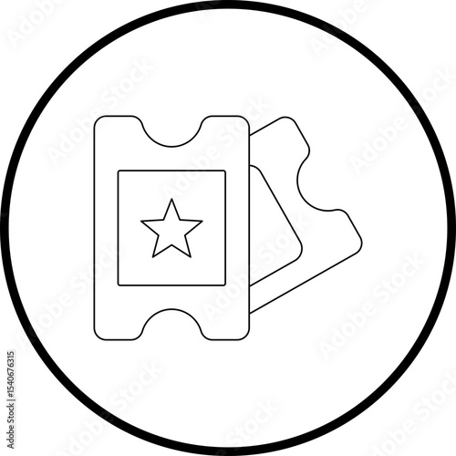 Tarot card icon single icon vector illustration