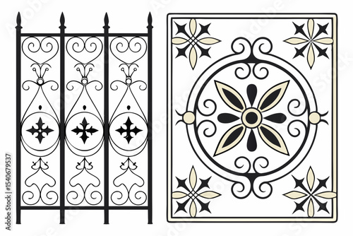 wrought iron gate