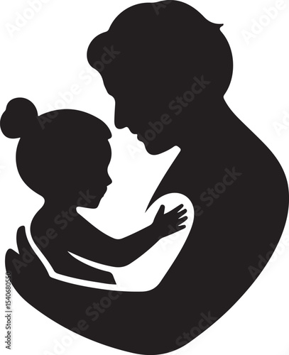 Grandparents with grandchild vector illustration