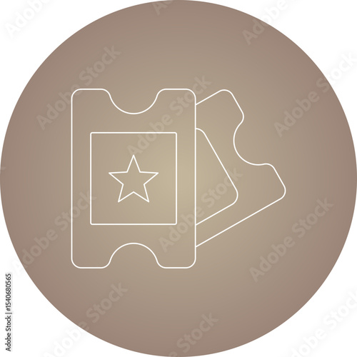 Tarot card icon single icon vector illustration