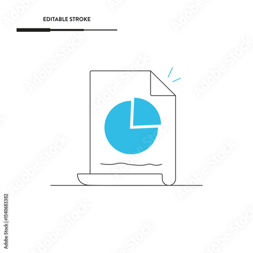 Statistic And Chart Icon Vector Design.