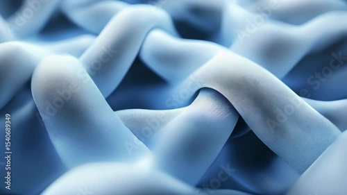 Abstract background with intertwined shapes in gray and blue, symbolizing interconnected services and the supportive nature of insurance
