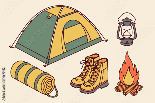 camping icons