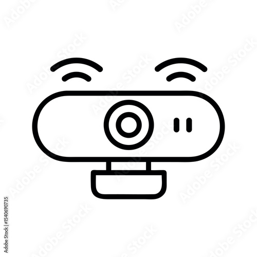 Wireless webcam streaming video conference device