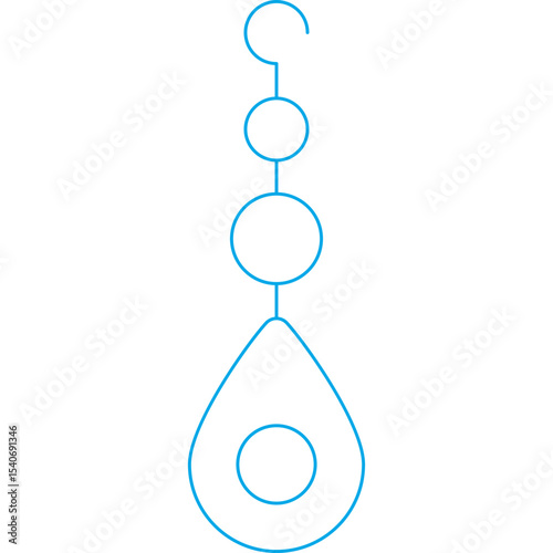 Locket icon single icon vector illustration