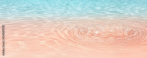 Serene and Peaceful Spa Pool Illustration with Crystal-Clear Water and Gentle Waves in a Tranquil Setting