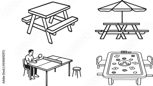 set of tables