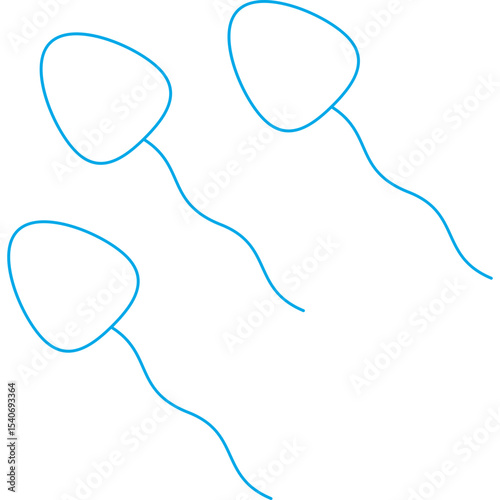 Sperm icon single icon vector illustration
