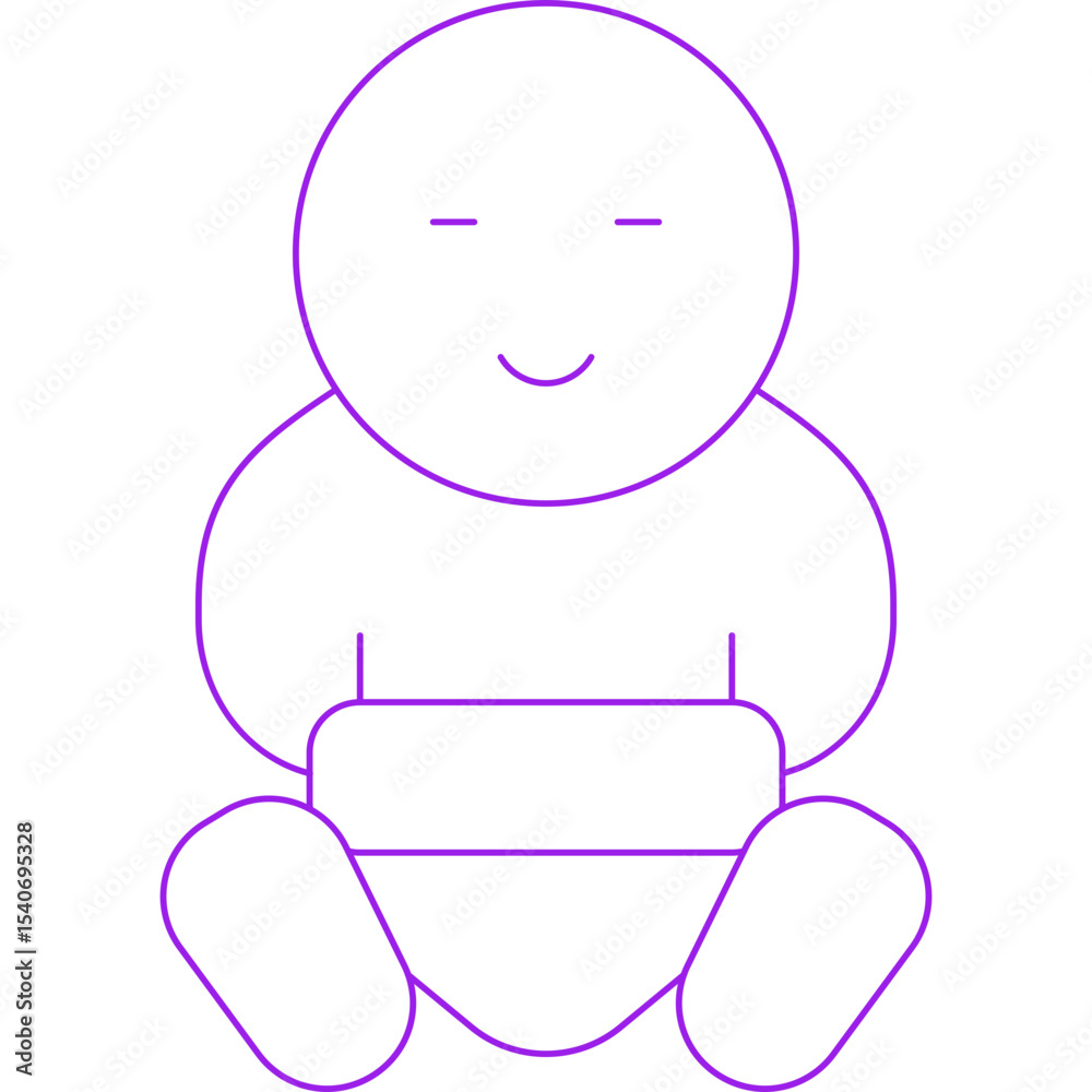 Baby icon single icon vector illustration Baby icon single icon vector illustration