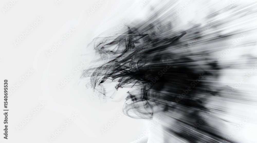 Fototapeta premium Ink abstract design