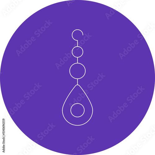 Locket icon single icon vector illustration