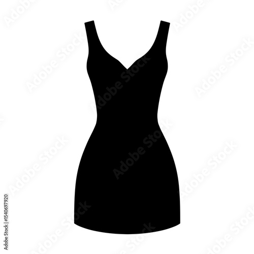 Sleeveless bodycon mini dress with scoop neckline for night out looks - partywear - female fashion