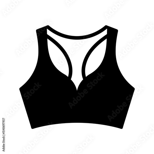 Sports bra with racerback design for active performance and support - workout - fitness - women