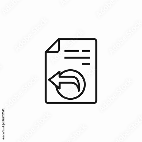 send file document icon sign vector