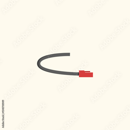 Wire icon logo flat vector design