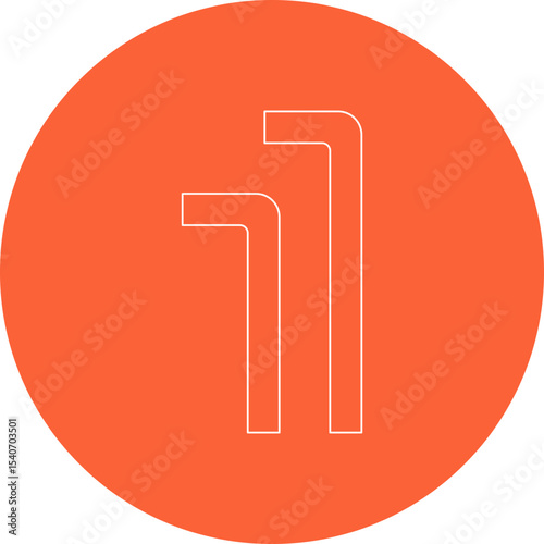 Medical pipe icon single icon vector illustration