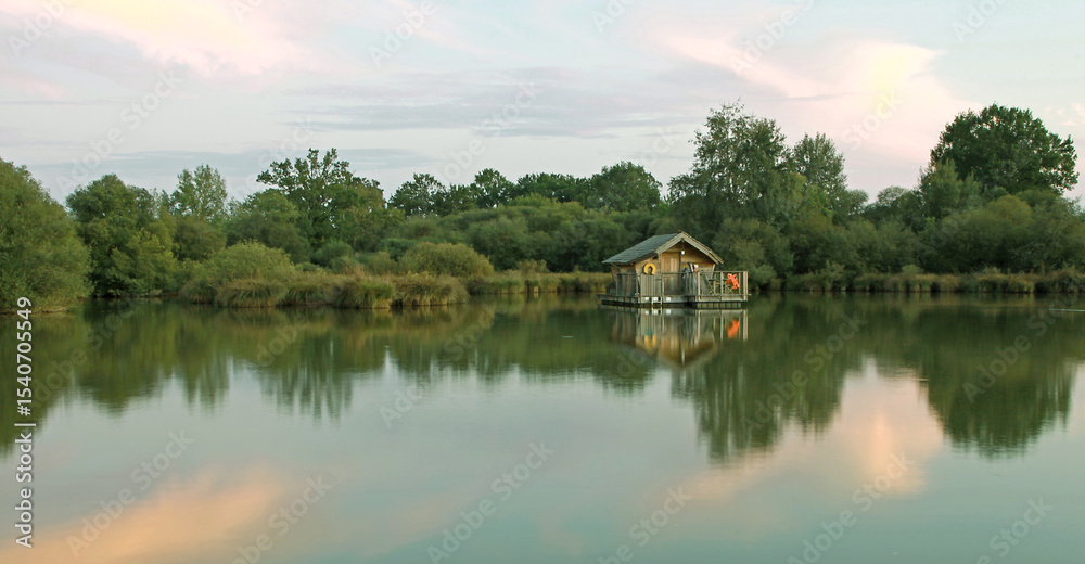 Fototapeta premium Cabanes sur l'eau 